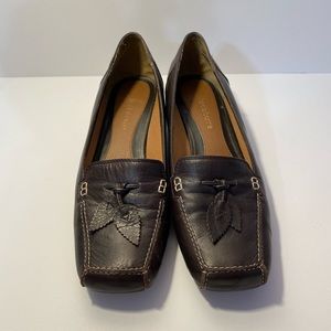 Chocolate Brown Liz Claiborne Square Toe Loafers